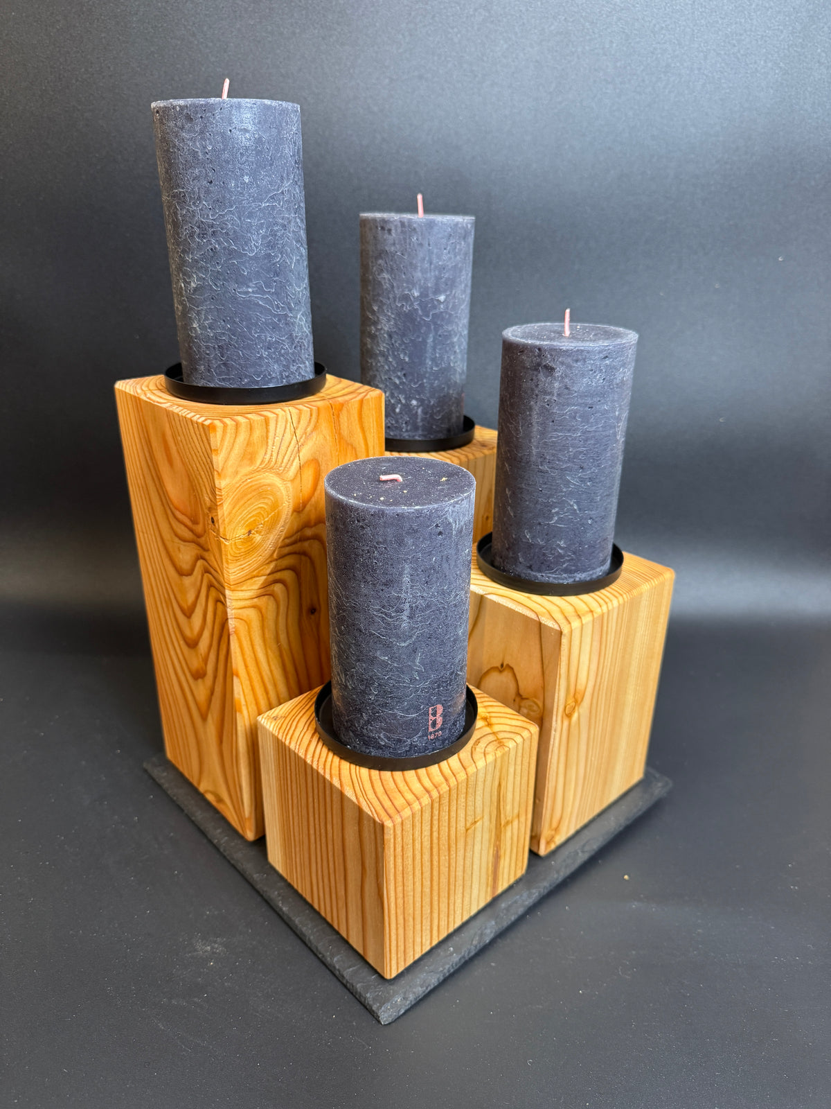 Adventsbalken zum umdekorieren