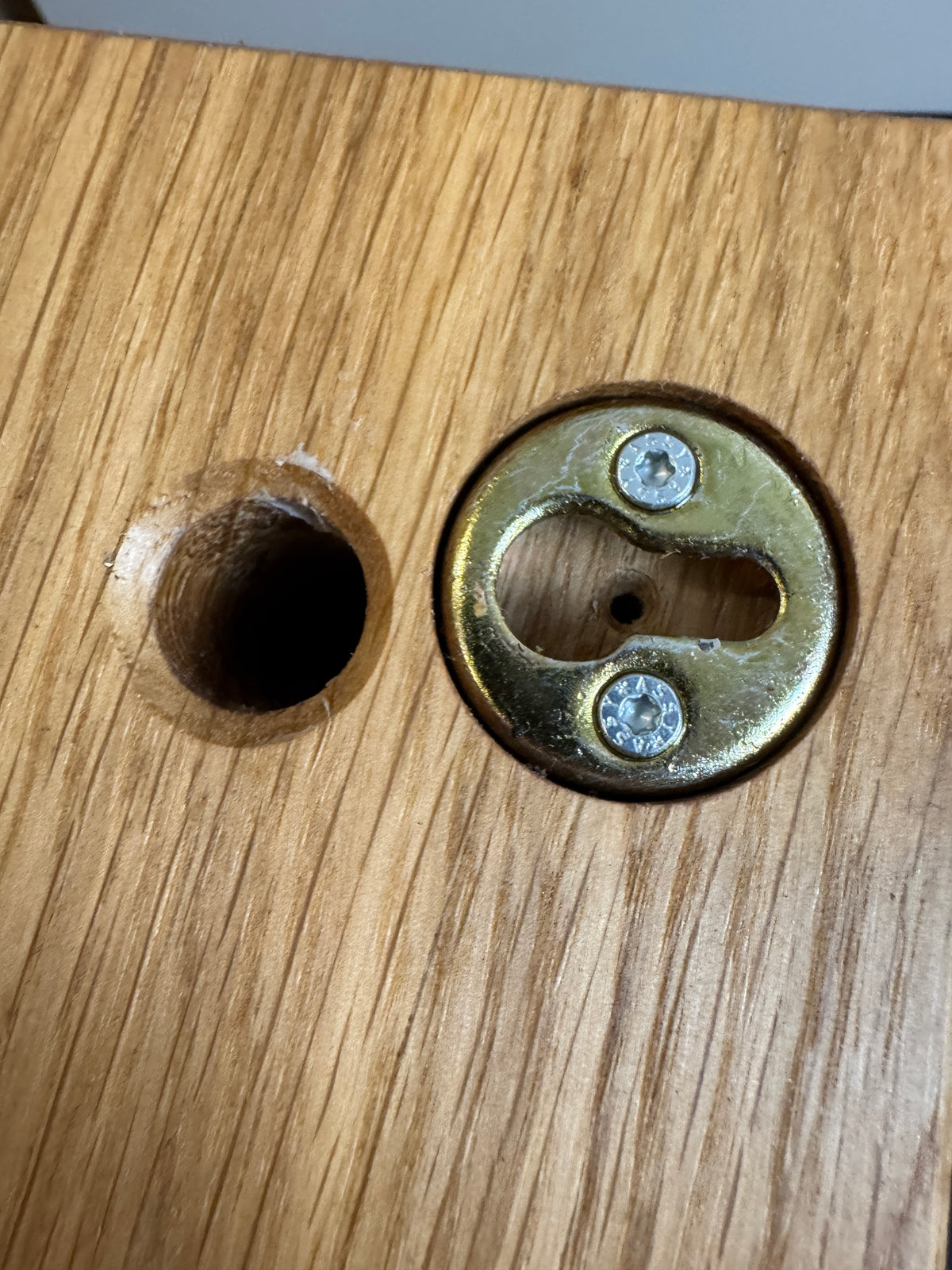 Messer oder Schlüsselbalken aus Eiche 45 cm
