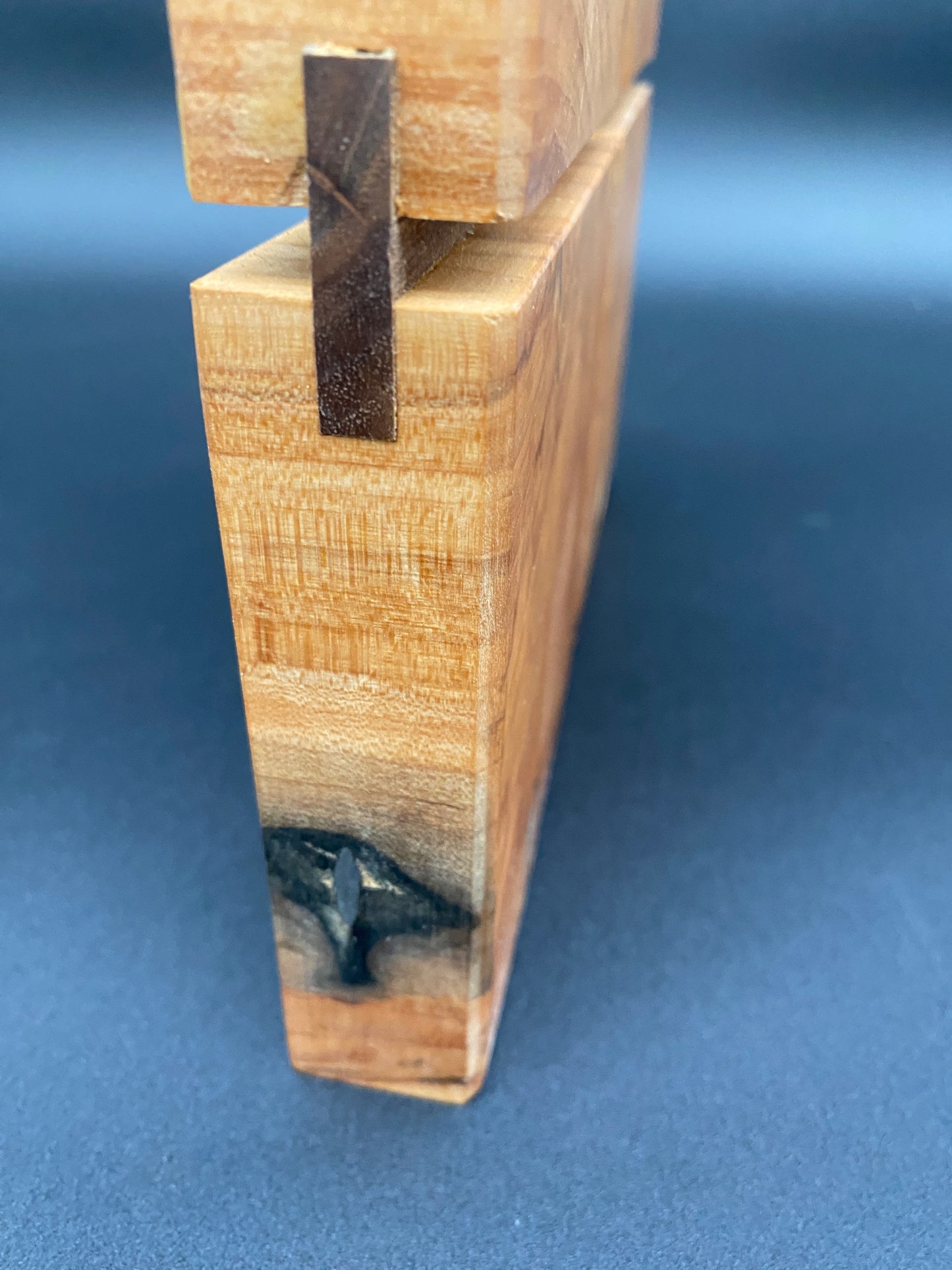 Magnetisches Schlüsselbrett aus besonderem Ahornholz